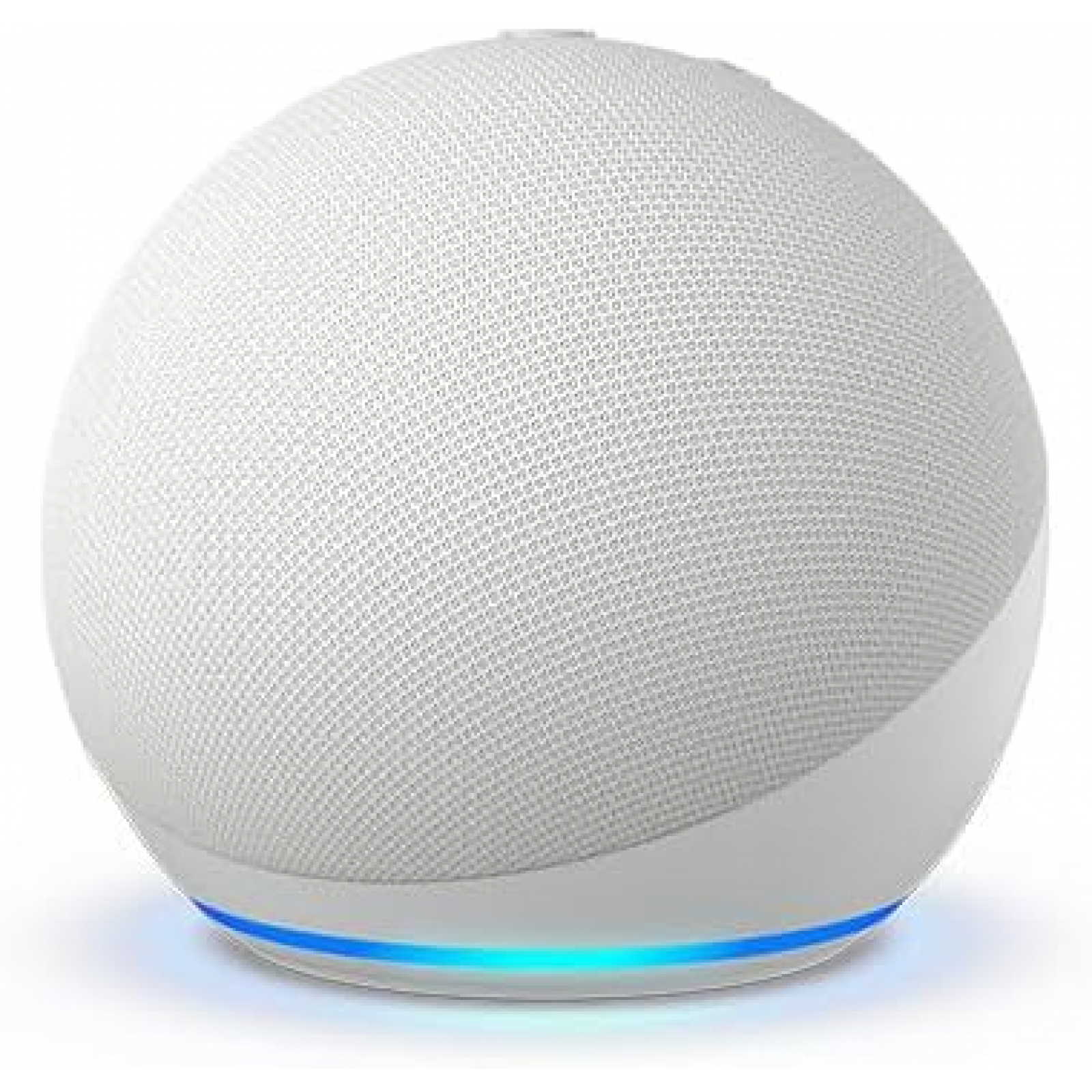 Amazon Echo Dot (5th Gen) Glacier White with Battery Base