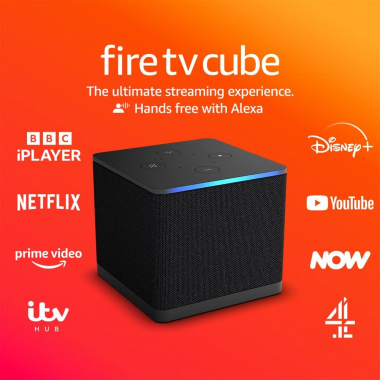 Amazon Fire TV Cube with Alexa & 4K Ultra HD (Wi-Fi 6E, 3rd Gen) Amazon Fire TV Cube with Alexa & 4K Ultra HD (Wi-Fi 6E, 3rd Gen)