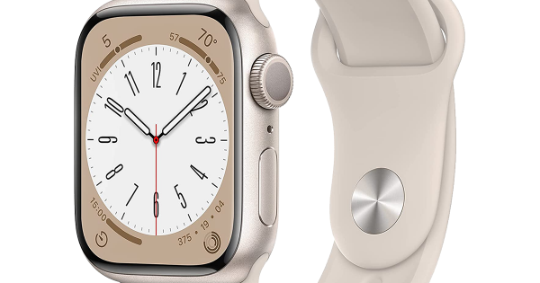 Ourfriday | Apple Watch Series 8 (GPS, 45mm) - Starlight Aluminium 