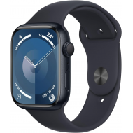 Renewed - Apple Watch Series 9 (GPS, 45mm) - Midnight Aluminium Case with S/M Midnight Sport Band Renewed - Apple Watch Series 9 (GPS, 45mm) - Midnight Aluminium Case with S/M Midnight Sport Band