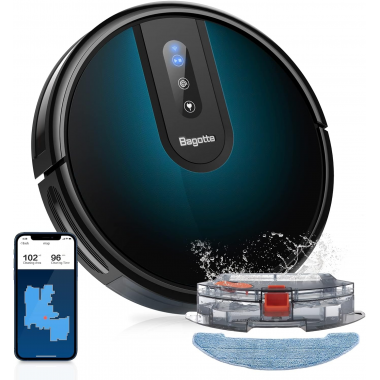 Bagotte Robot Vacuum Cleaner,4-in-1 Robot Vacuum - Blue Bagotte Robot Vacuum Cleaner,4-in-1 Robot Vacuum - Blue