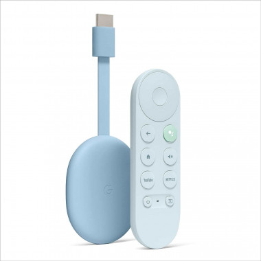 Google Chromecast with Google TV 4K and Voice Remote - Sky Google Chromecast with Google TV 4K and Voice Remote - Sky