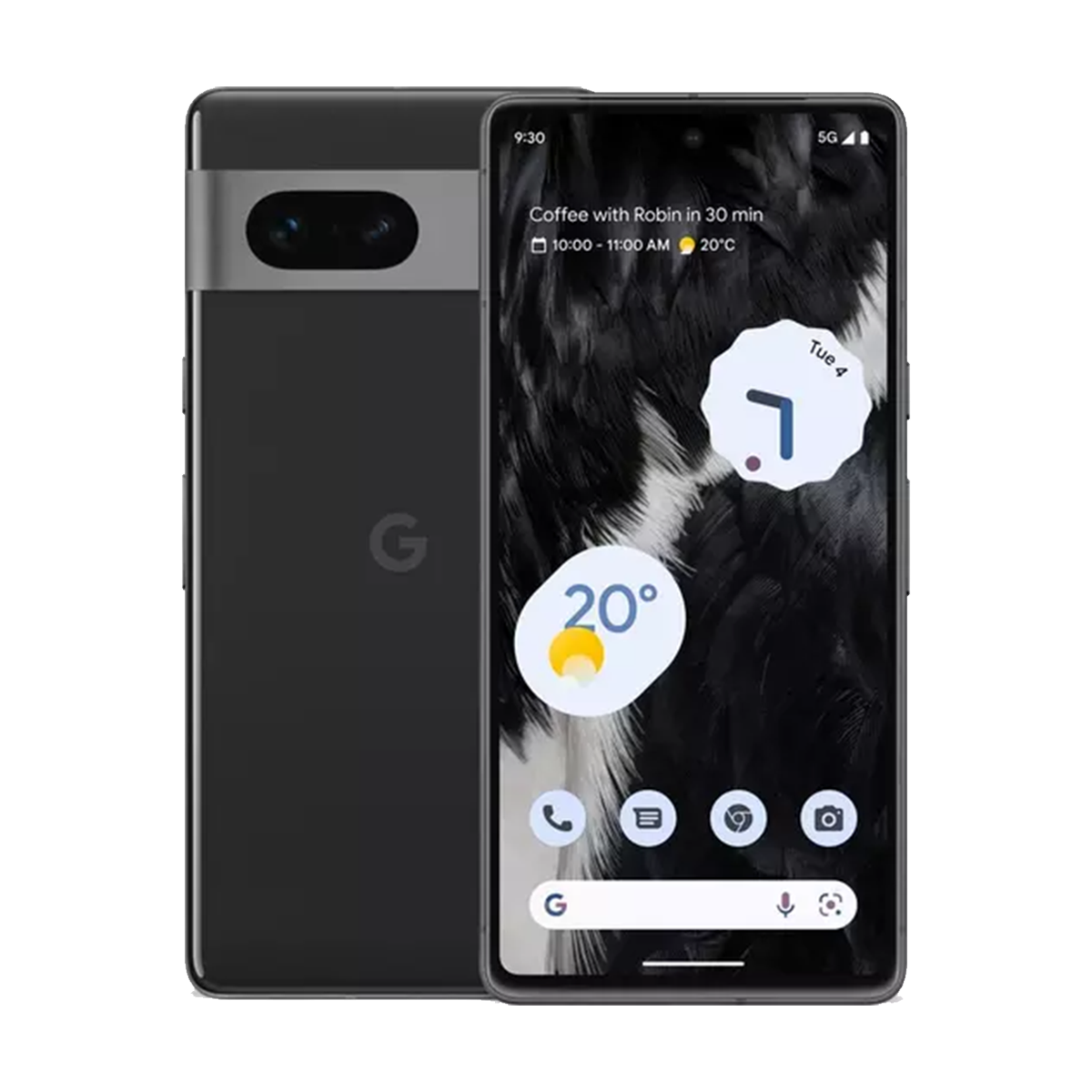 Ourfriday Google Pixel 7 5G Smartphone 8 128GB Obsidian