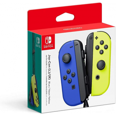 Nintendo Switch Joy-Con (Left & Right, Wireless)  - Neon Blue/Neon Yellow Nintendo Switch Joy-Con (Left & Right, Wireless)  - Neon Blue/Neon Yellow