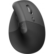 Logitech Lift Vertical Ergonomic Mouse, Wireless - Black Logitech Lift Vertical Ergonomic Mouse, Wireless - Black