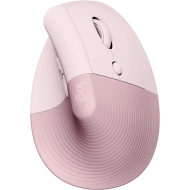 Logitech Lift Vertical Ergonomic Mouse, Wireless - Rose Logitech Lift Vertical Ergonomic Mouse, Wireless - Rose