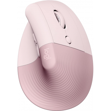 Logitech Lift Vertical Ergonomic Mouse, Wireless - Rose Logitech Lift Vertical Ergonomic Mouse, Wireless - Rose