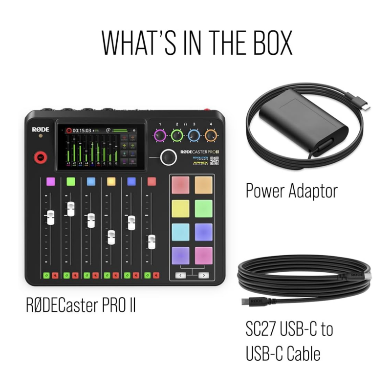 RODECaster Pro II - Black RODECaster Pro II - Black