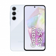 Samsung Galaxy A35 5G Smartphone (Dual-SIMs, 6+128GB) - Awesome Iceblue