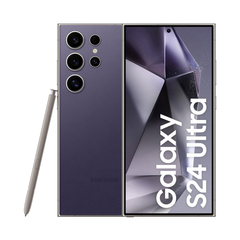 Samsung Galaxy S24 Ultra 5G Smartphone (Dual-SIMs, 12+256GB) - Titanium Violet