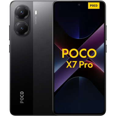 Xiaomi Poco X7 Pro 5G Smartphone (Dual-Sim, 8+256GB) - Black Xiaomi Poco X7 Pro 5G Smartphone (Dual-Sim, 8+256GB) - Black