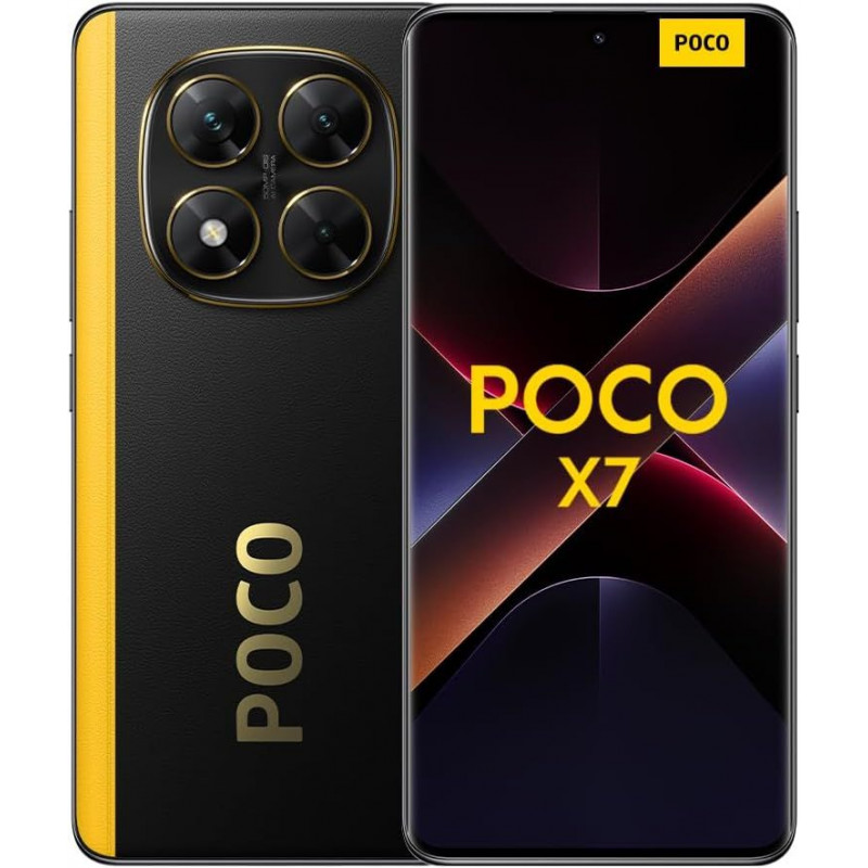 Ourfriday | Xiaomi Poco X7 5G Smartphone (Dual-Sim, 8+256GB) - Black