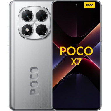 Xiaomi Poco X7 5G Smartphone (Dual-Sim, 12+512GB) - Silver Xiaomi Poco X7 5G Smartphone (Dual-Sim, 12+512GB) - Silver