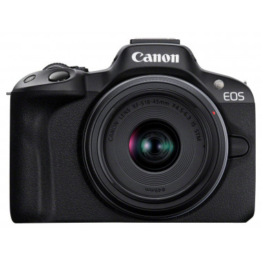 Canon EOS R50 Mirrorless Camera With RFS 18-45mm Lens Canon EOS R50 Mirrorless Camera With RFS 18-45mm Lens