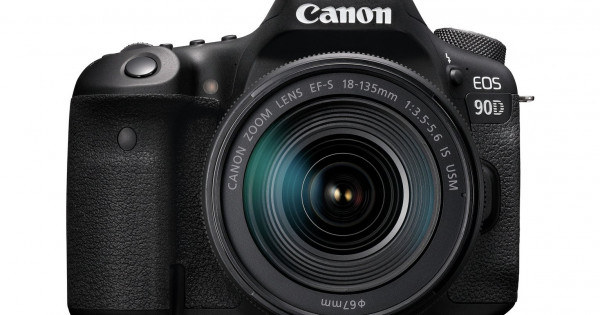 Canon EOS 90D DSLR Camera Body with 18-135mm Lens