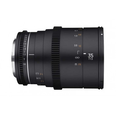 Samyang VDSLR 35mm T1.5 MK2 Cine Lens Canon RF Mount Samyang VDSLR 35mm T1.5 MK2 Cine Lens Canon RF Mount