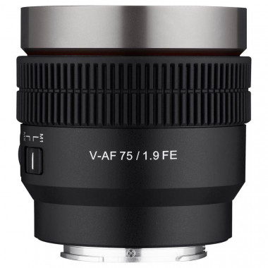 Samyang V-AF 75mm T1.9 Cine Lens for Sony Samyang V-AF 75mm T1.9 Cine Lens for Sony