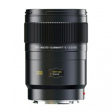 Leica APO Macro Summarit S 120mm f/2.5 Lens Black Anodised