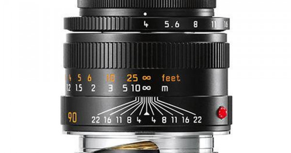 Ourfriday Leica Macro Elmar M 90mm f/4 Lens Black Anodised