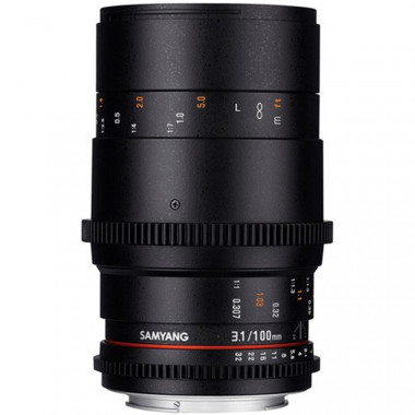 Samyang 100mm T3.1 VDSLR ED UMC Macro Cine Lens Nikon F Samyang 100mm T3.1 VDSLR ED UMC Macro Cine Lens Nikon F