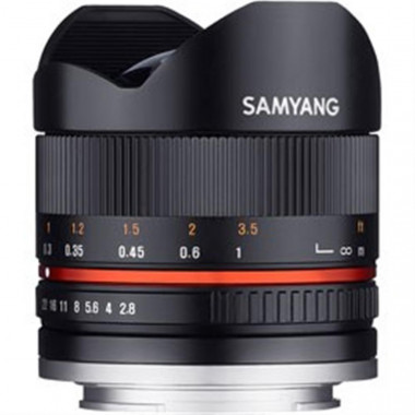 Samyang 8mm f/2.8 Fisheye II Lens Fujifilm X Samyang 8mm f/2.8 Fisheye II Lens Fujifilm X