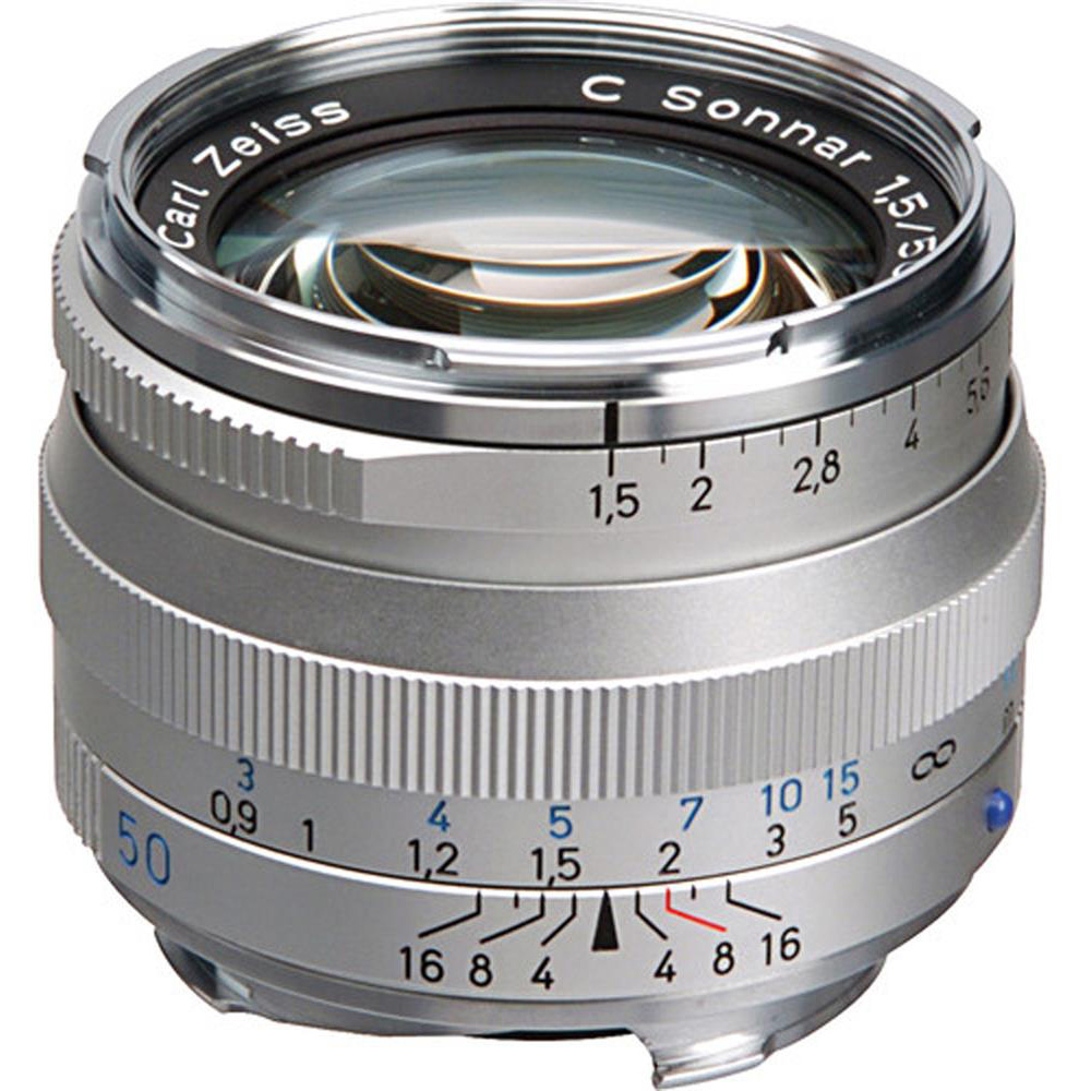 Ourfriday | Zeiss C Sonnar T* 50mm f/1.5 ZM Lens Silver Leica M