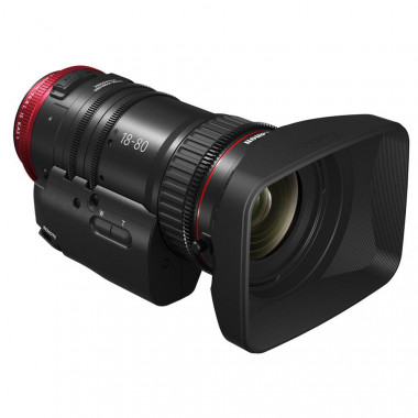 Canon CN-E18-80mm T4.4 L IS KAS S Compact Servo Cine Zoom Lens Canon CN-E18-80mm T4.4 L IS KAS S Compact Servo Cine Zoom Lens