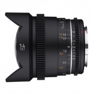 Samyang 14mm T3.1 VDSLR MK2 Cine Lens Canon EF Mount Samyang 14mm T3.1 VDSLR MK2 Cine Lens Canon EF Mount