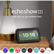 Amazon Echo Show 5 (2nd Generation, 2021 Release) - Charcoal  Amazon Echo Show 5 (2nd Generation, 2021 Release) - Charcoal