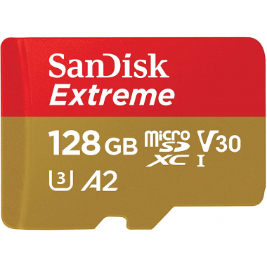 Renewed - SanDisk Extreme 128GB microSDXC Memory Card (A2, Class 10, UHH-I, U3, V30) Renewed - SanDisk Extreme 128GB microSDXC Memory Card (A2, Class 10, UHH-I, U3, V30)