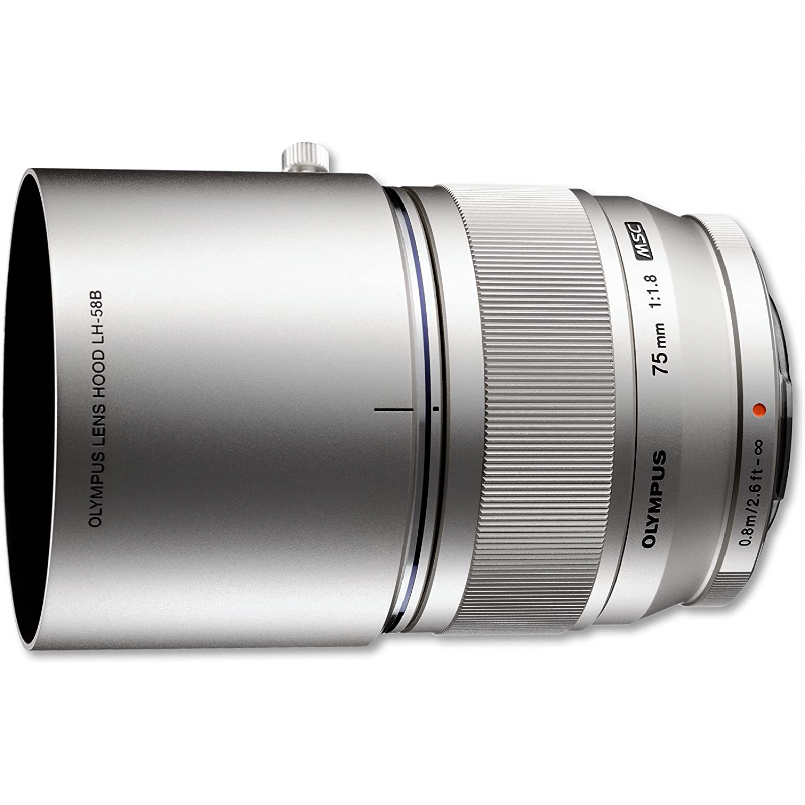 Ourfriday olympus m zuiko digital ed 75mm f1 8 lens silver 