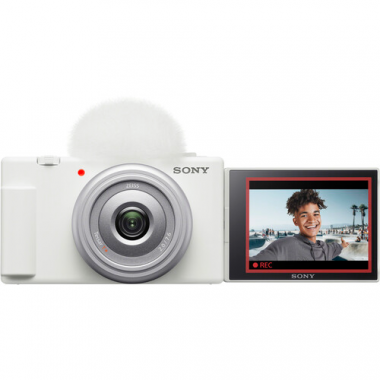 Sony ZV-1F Vlogging Camera - White