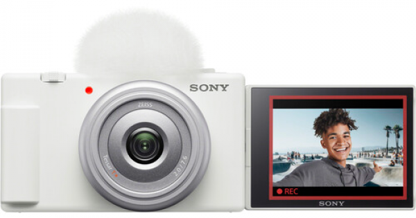 SONY VLOGCAM ZV-1F ホワイト Amazon.com : Sony ZV-1F Vlogging Camera, White Bundle with