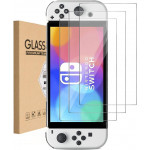 3 Pack - Tempered Glass Screen Protector For Nintendo Switch OLED 3 Pack - Tempered Glass Screen Protector For Nintendo Switch OLED