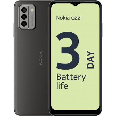 Nokia G22 4G Smartphone (Dual-Sim, 4+128GB) - Meteor Grey Nokia G22 4G Smartphone (Dual-Sim, 4+128GB) - Meteor Grey