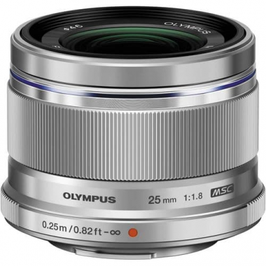 Olympus M.Zuiko Digital 25mm F1.8 Lens (Silver) Olympus M.Zuiko Digital 25mm F1.8 Lens (Silver)