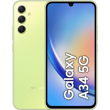 Samsung Galaxy A34 5G Smartphone (Dual-SIMs, 8+128GB) - Lime Samsung Galaxy A34 5G Smartphone (Dual-SIMs, 8+128GB) - Lime
