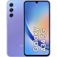 Samsung Galaxy A34 5G Smartphone (Dual-SIMs, 6+128GB) - Violet Samsung Galaxy A34 5G Smartphone (Dual-SIMs, 6+128GB) - Violet