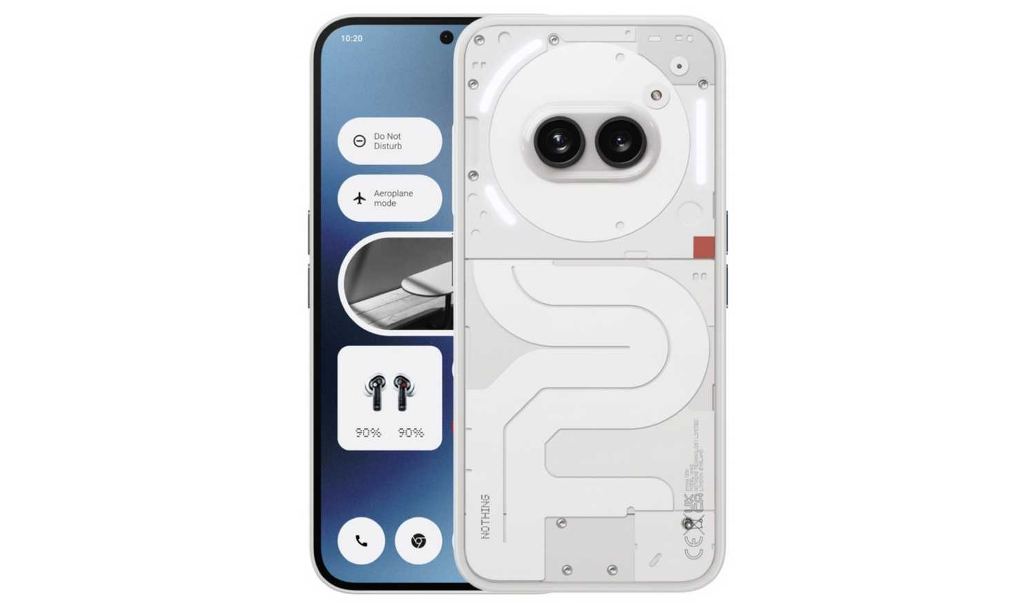 Ourfriday | Nothing Phone 2a 5G Smartphone (8 + 128GB) - Milk