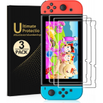 3 Pack - Tempered Glass Screen Protector For Nintendo Switch 3 Pack - Tempered Glass Screen Protector For Nintendo Switch