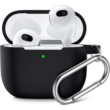 Silicone Case for Apple AirPods  - Black Silicone Case for Apple AirPods  - Black