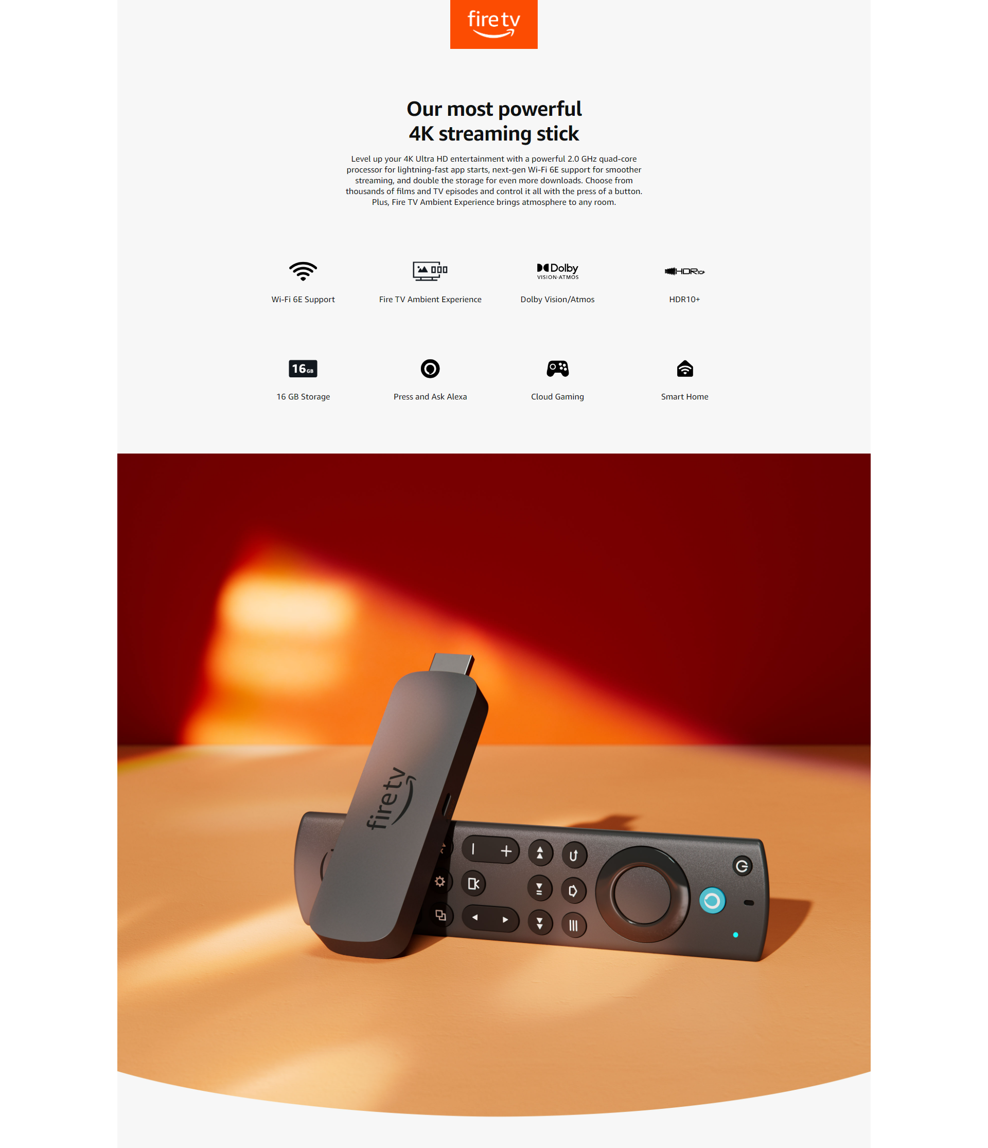 Ourfriday | Amazon Fire TV Stick 4K Max streaming device (Wi