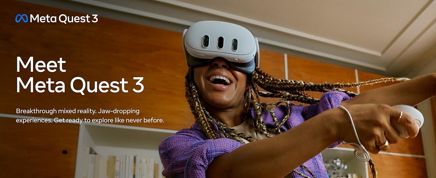 Ourfriday | Meta Quest 3 Mixed Reality Headset - 128GB