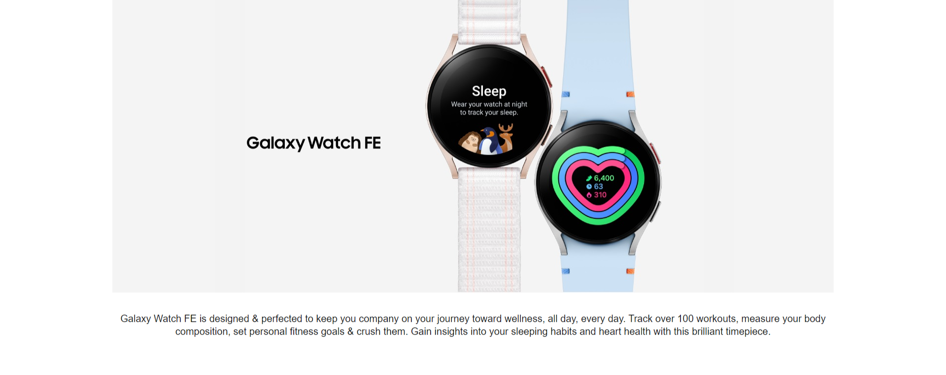 Ourfriday Samsung Galaxy Watch FE (40mm) Black